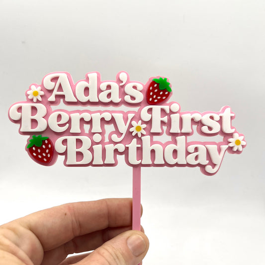 Berry Sweet Cake Topper - Birthday or Baby Shower