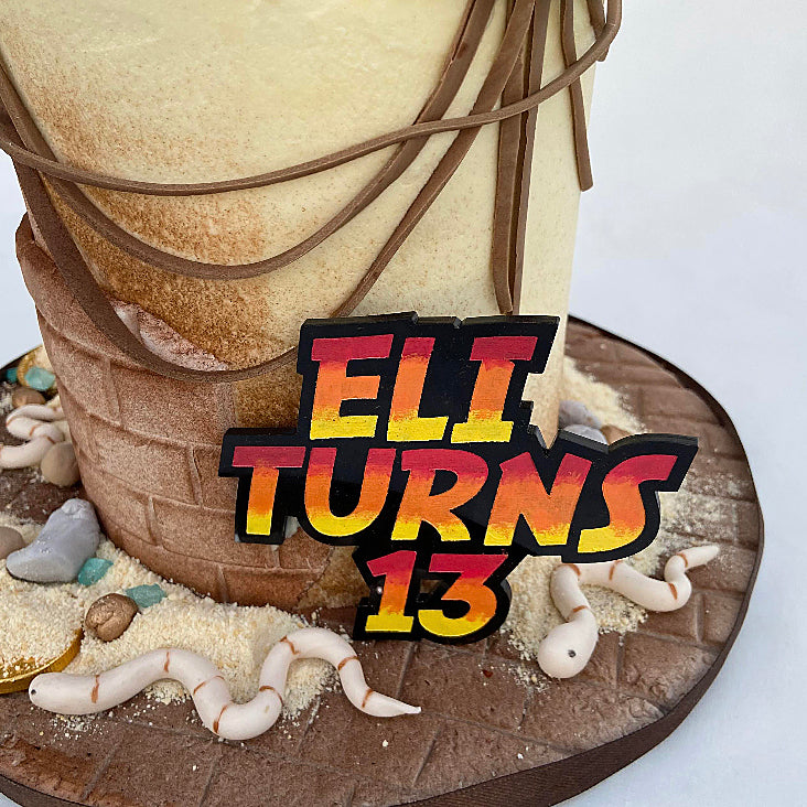 Detailed Custom Cake Topper - Designed from scratch, multi-colour, any design