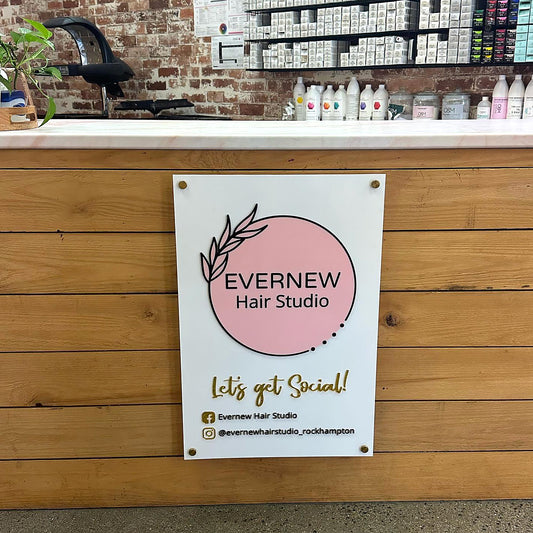 Business Logo Sign - Rectangular