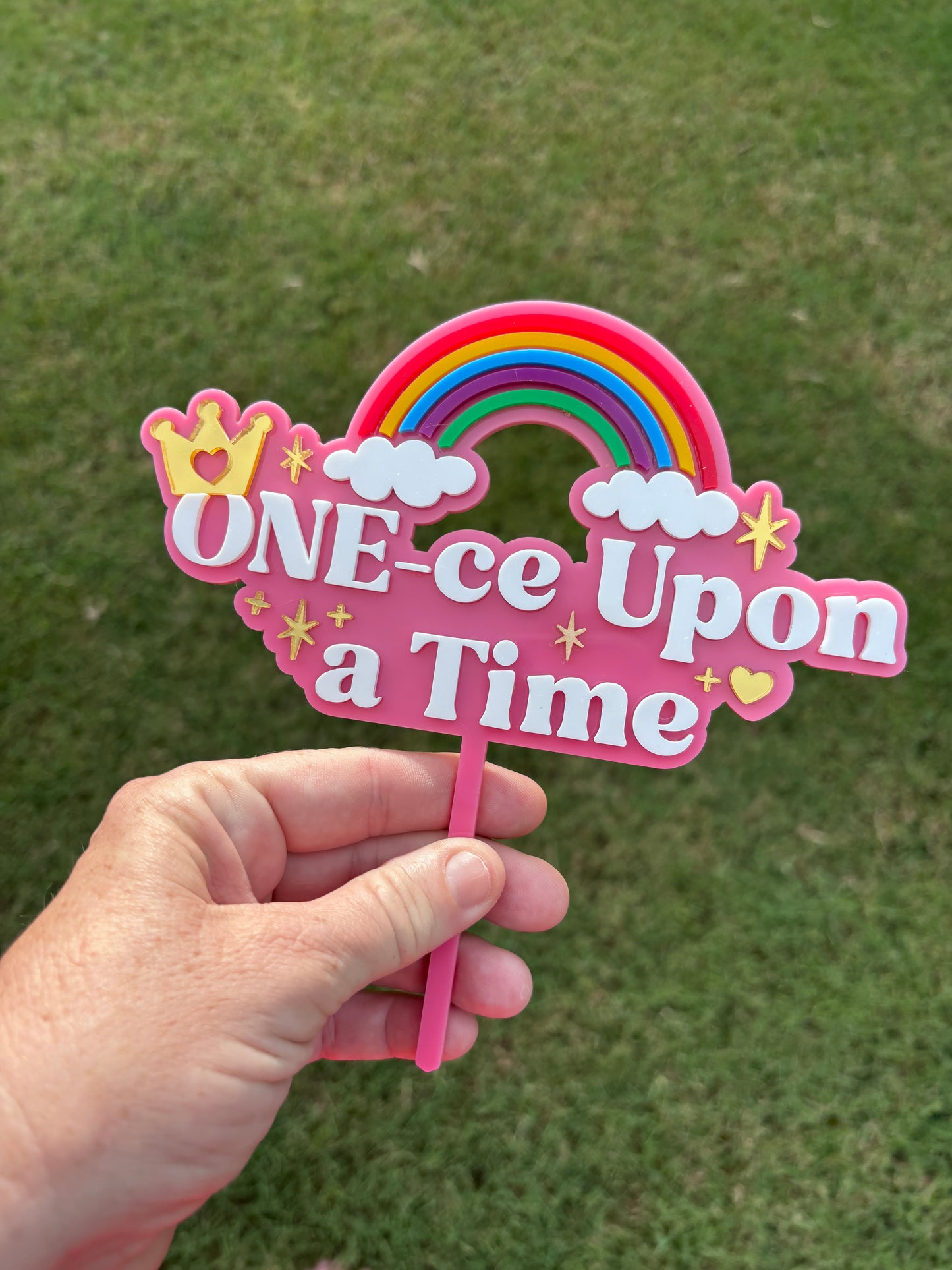 Fairytale Cake Topper -  Once upon a Time
