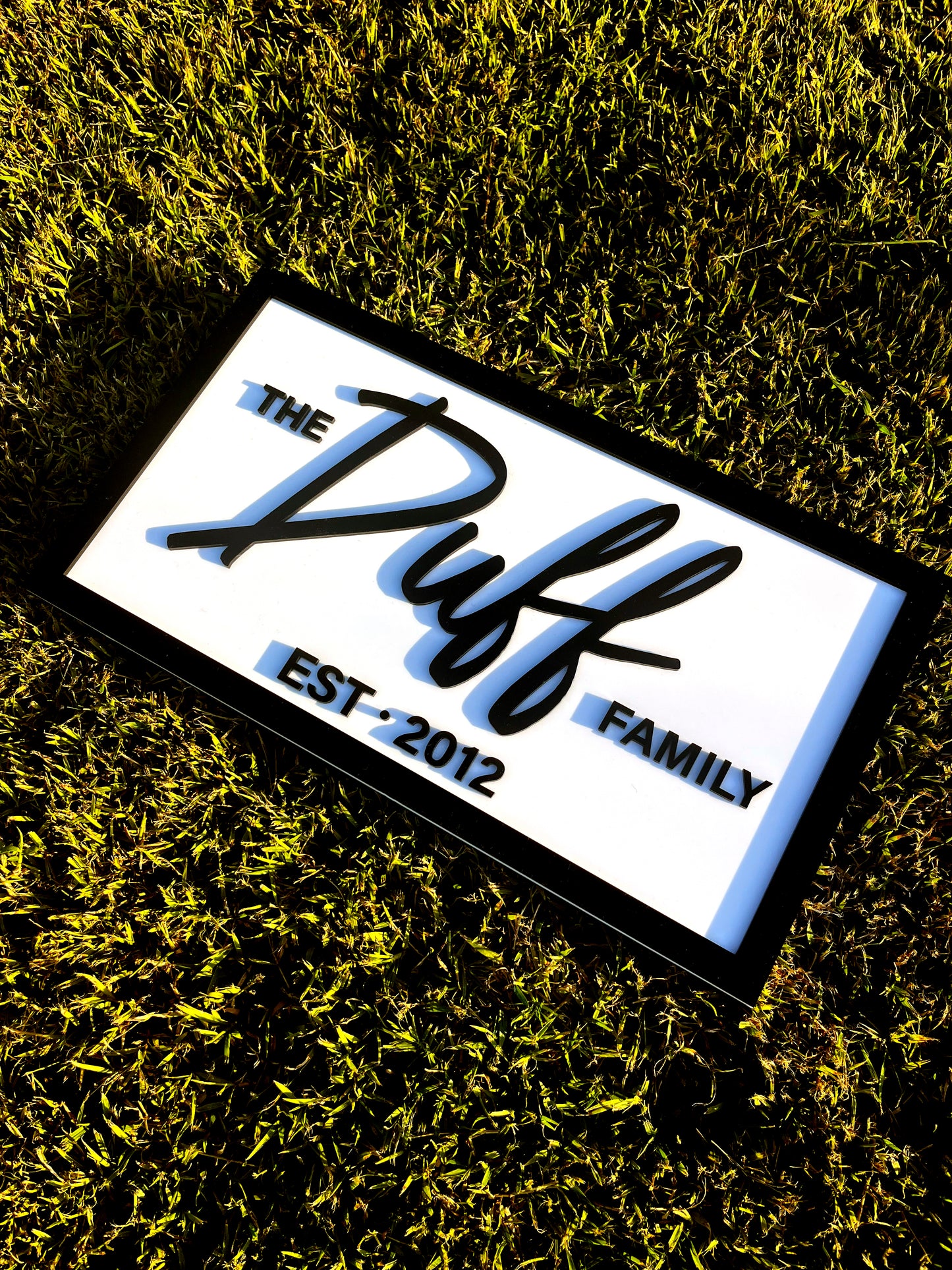 Family Name Sign - Custom Acrylic Signage