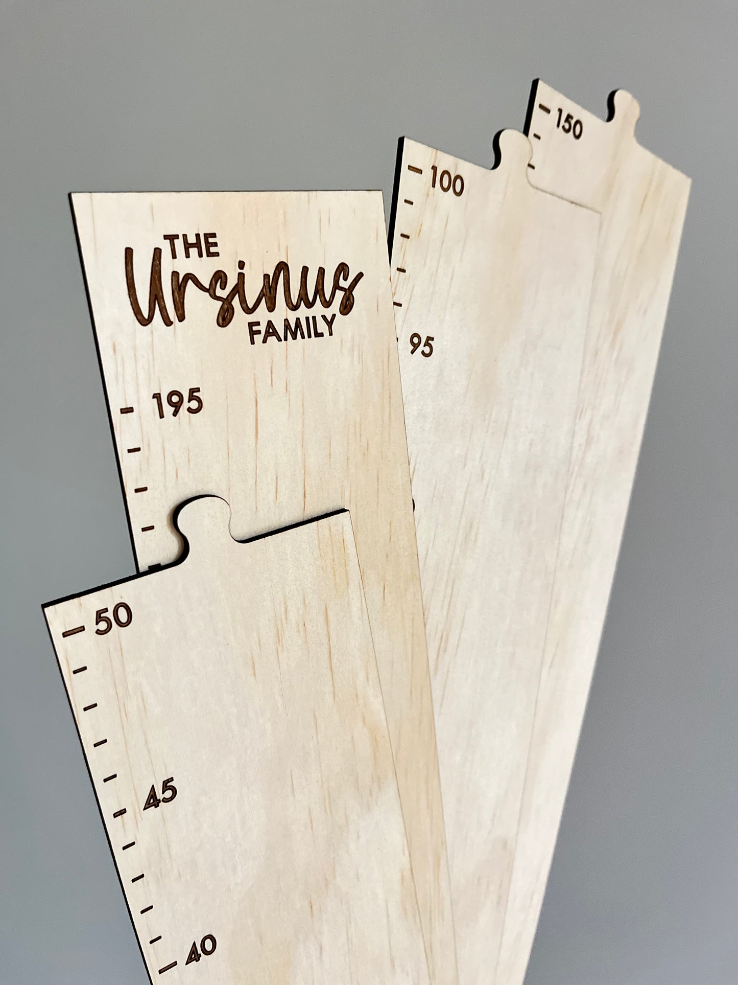 Family Height Chart - Custom Timber Ruler