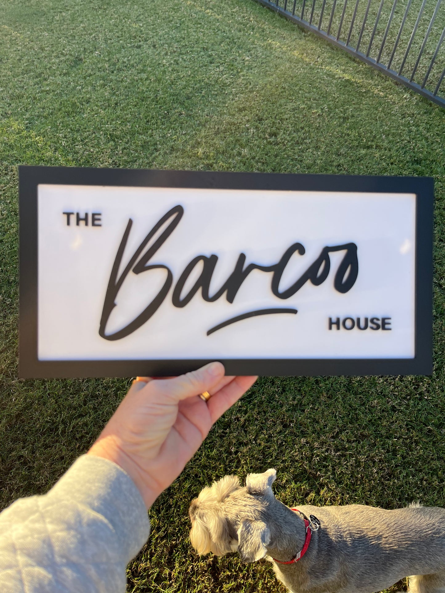 Family Name Sign - Custom Acrylic Signage