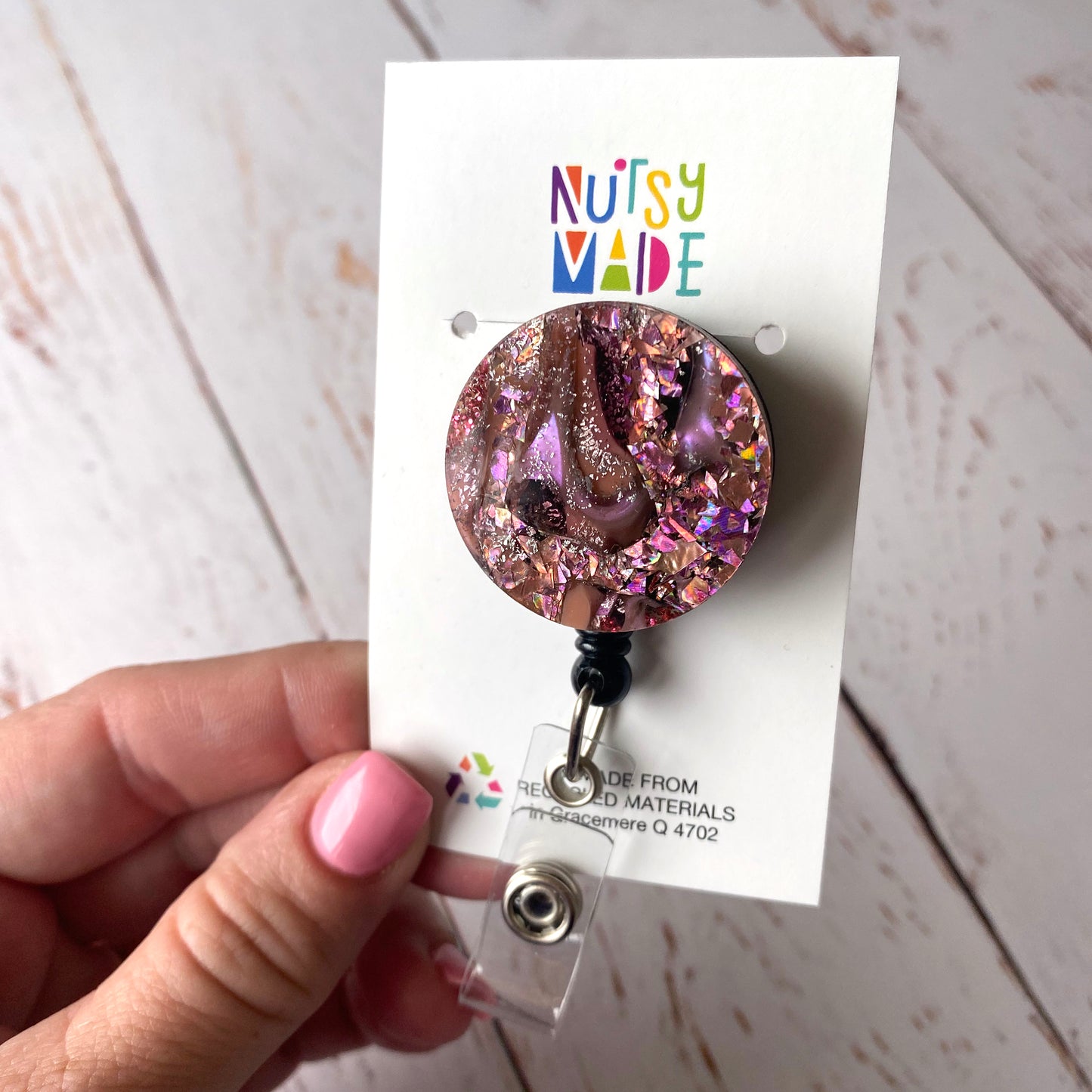 Badge Reel - Recycled Acrylic