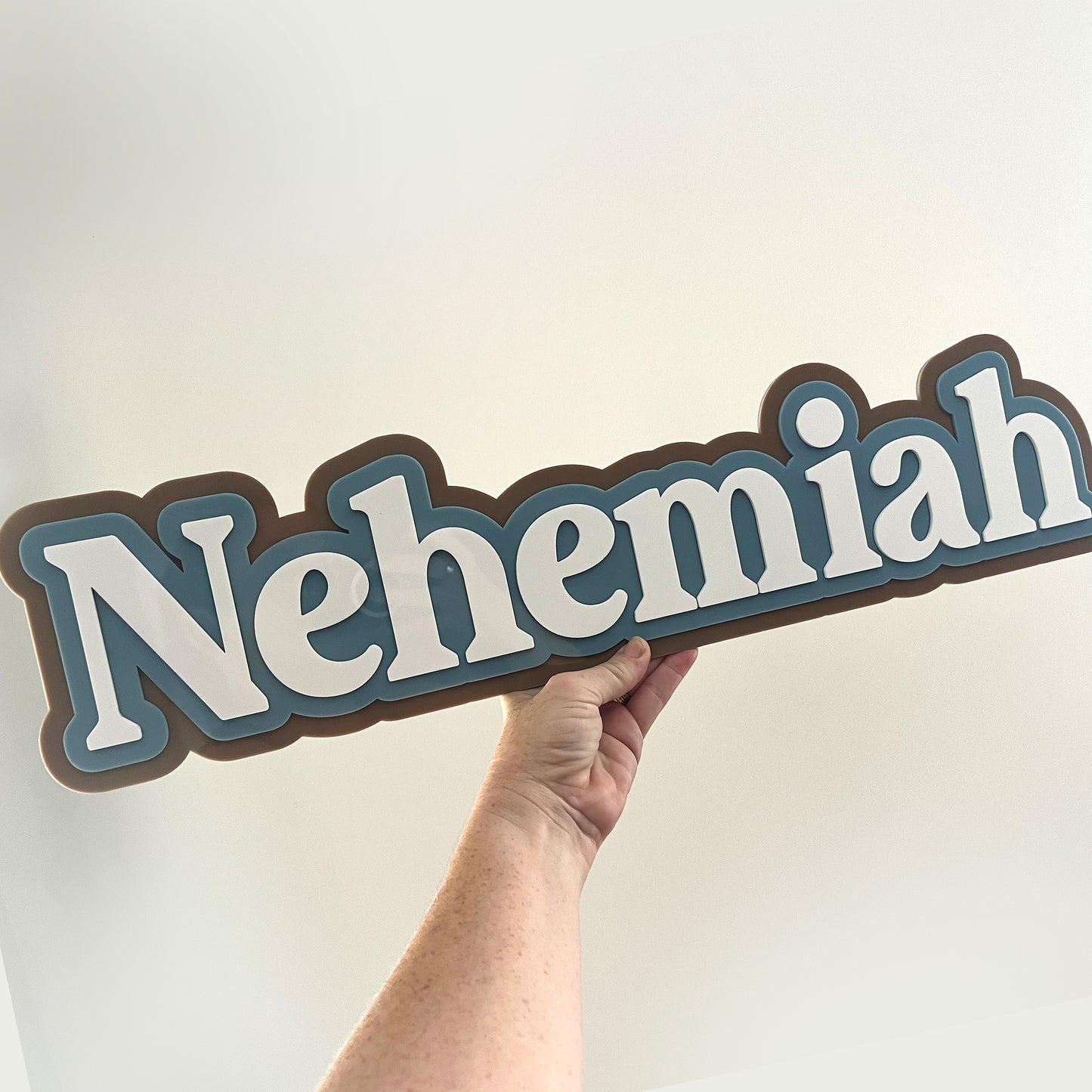 Acrylic Name Sign - Triple Layer