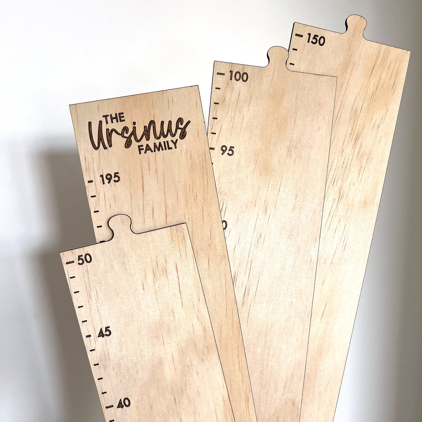 Family Height Chart - Custom Timber Ruler