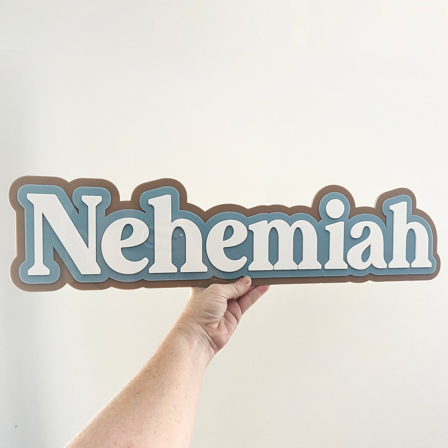 Acrylic Name Sign - Triple Layer