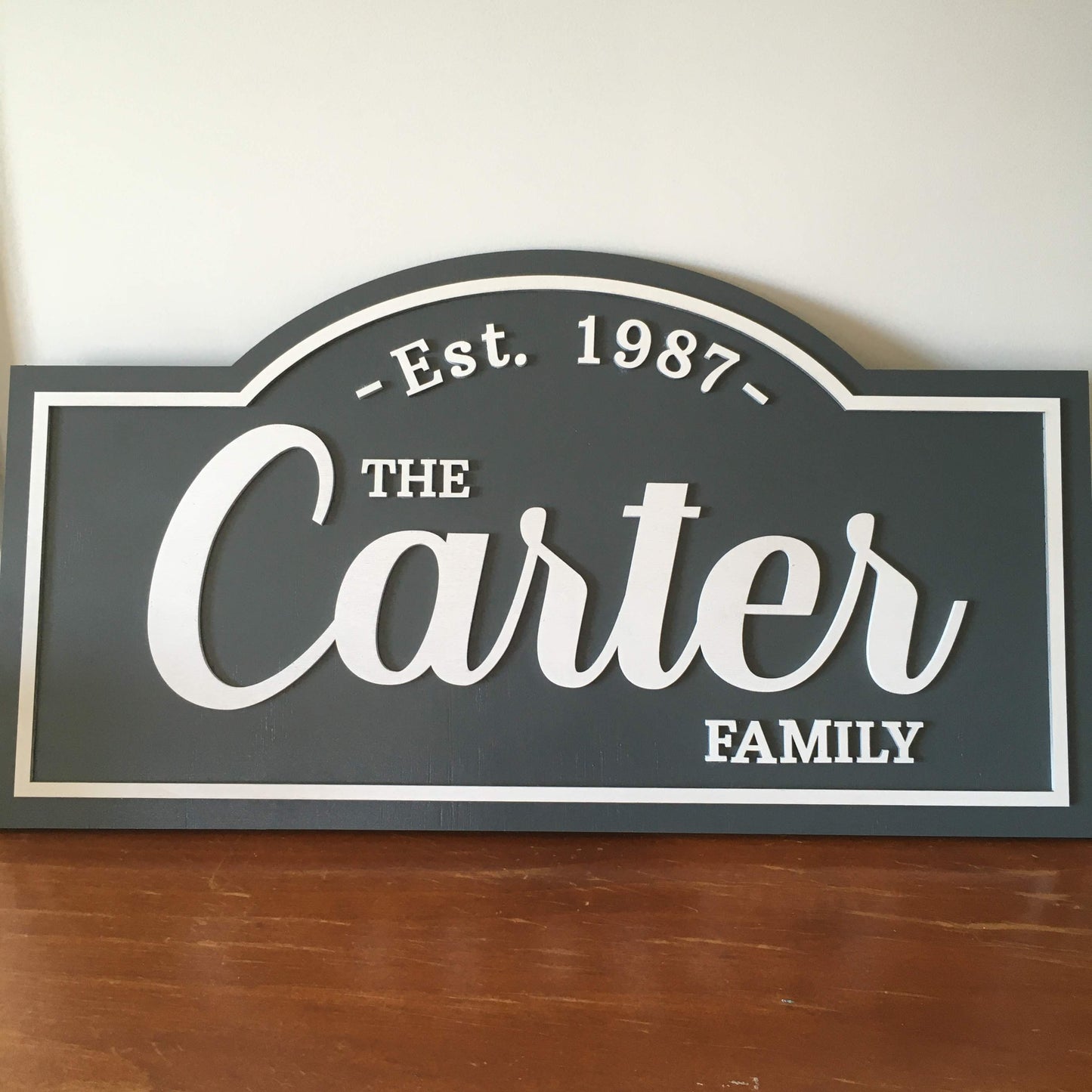 Family Name Sign - Custom Acrylic Signage