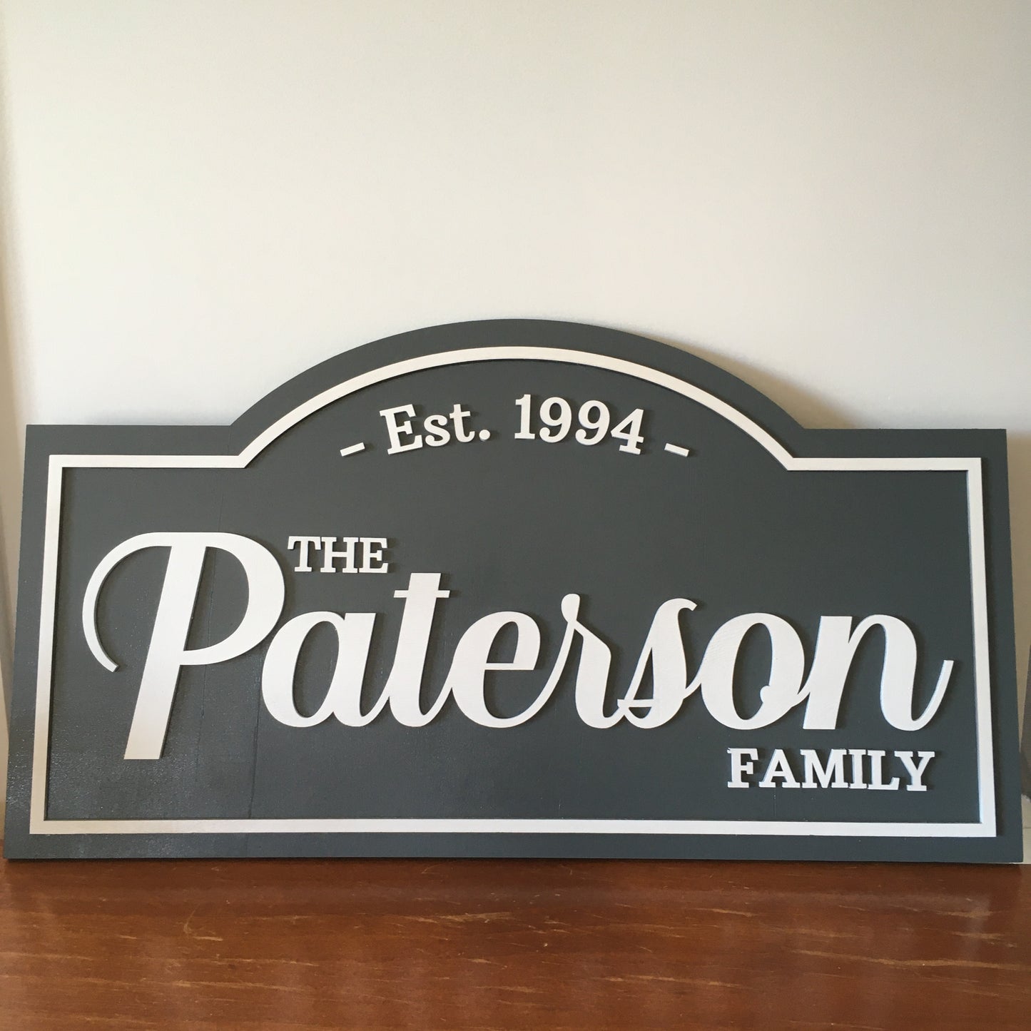 Family Name Sign - Custom Acrylic Signage