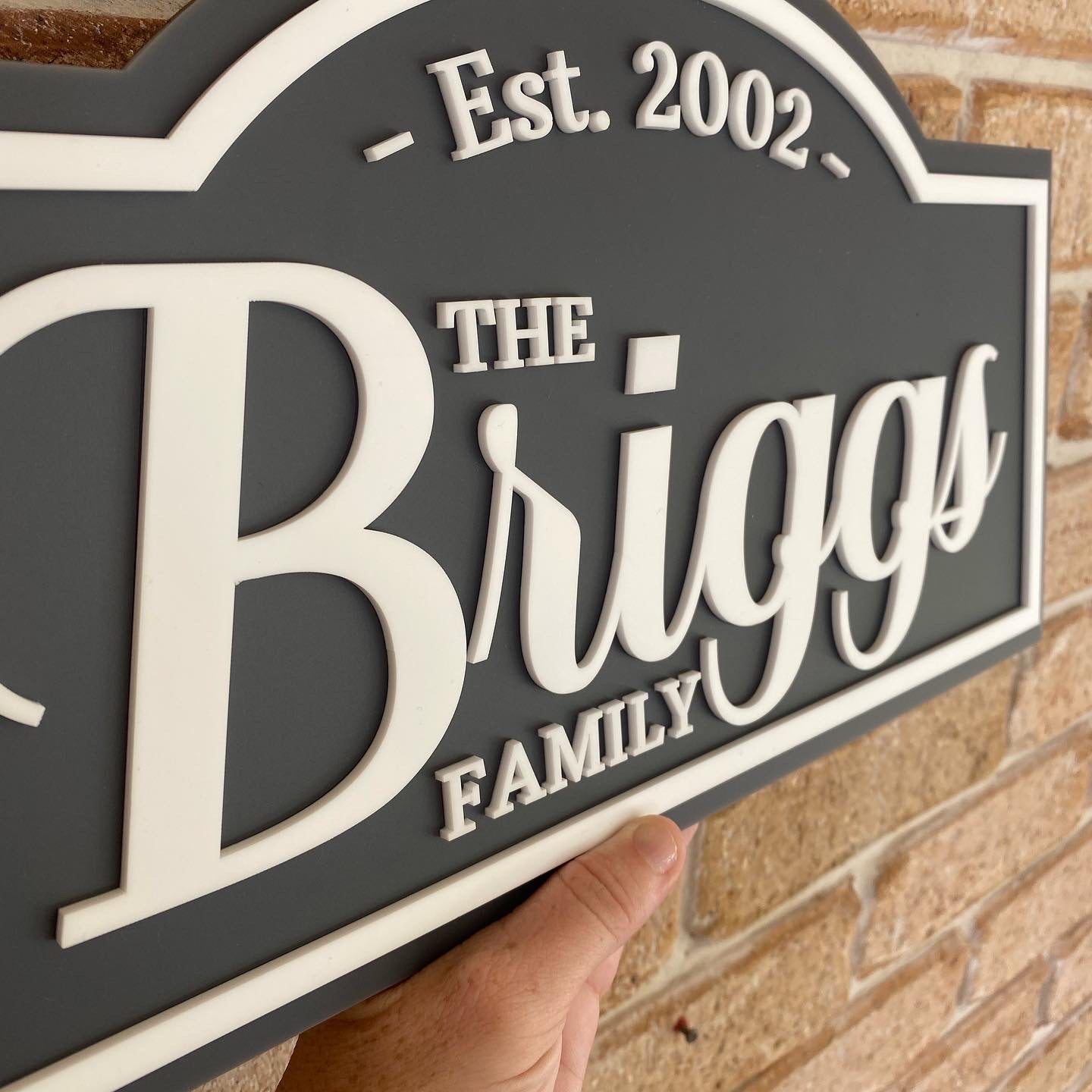 Family Name Sign - Custom Acrylic Signage