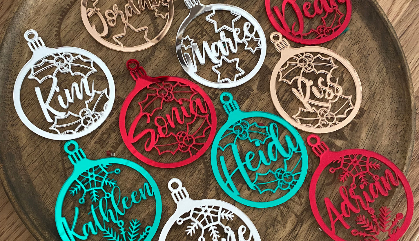 Personalised Christmas Ornaments