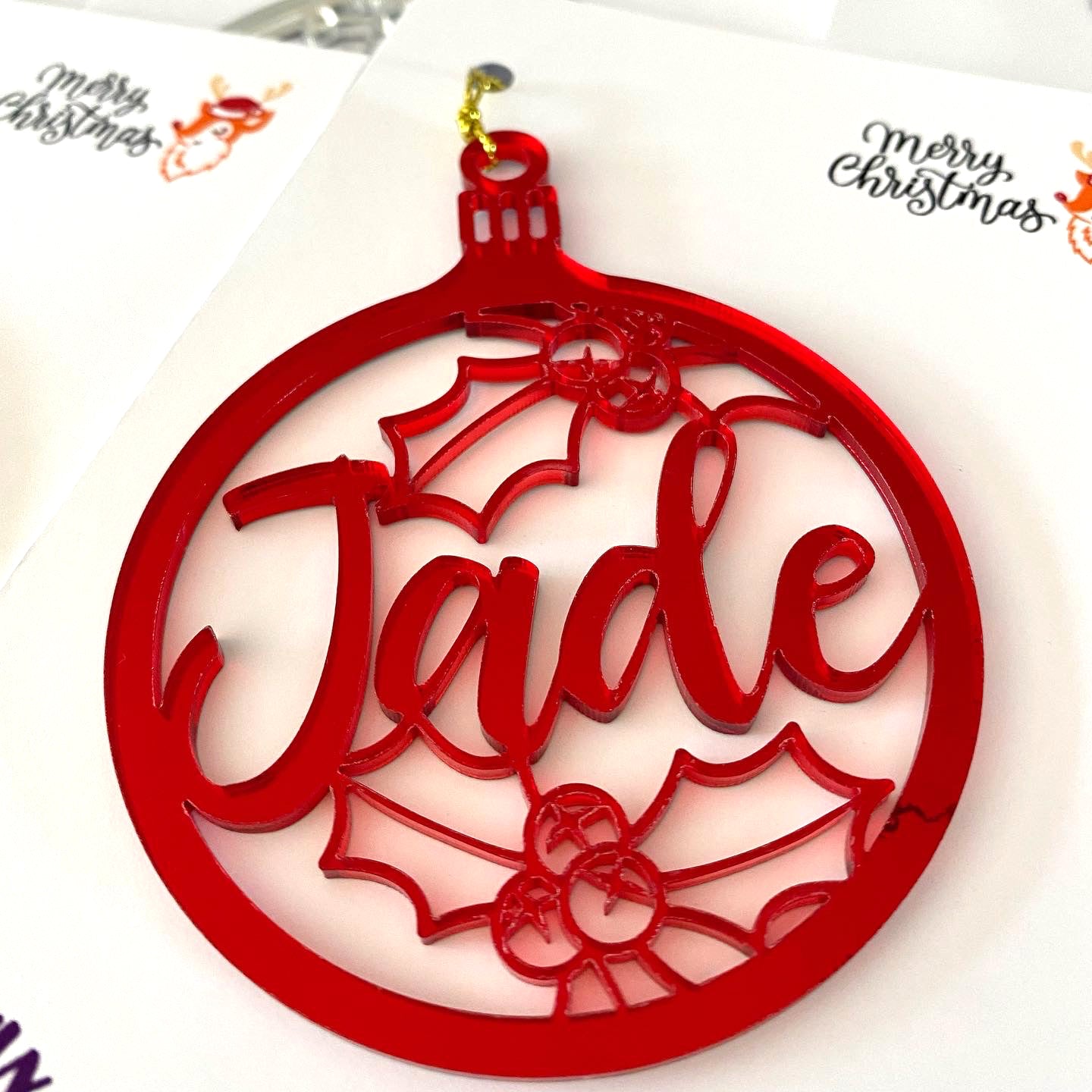 Personalised Christmas Ornaments